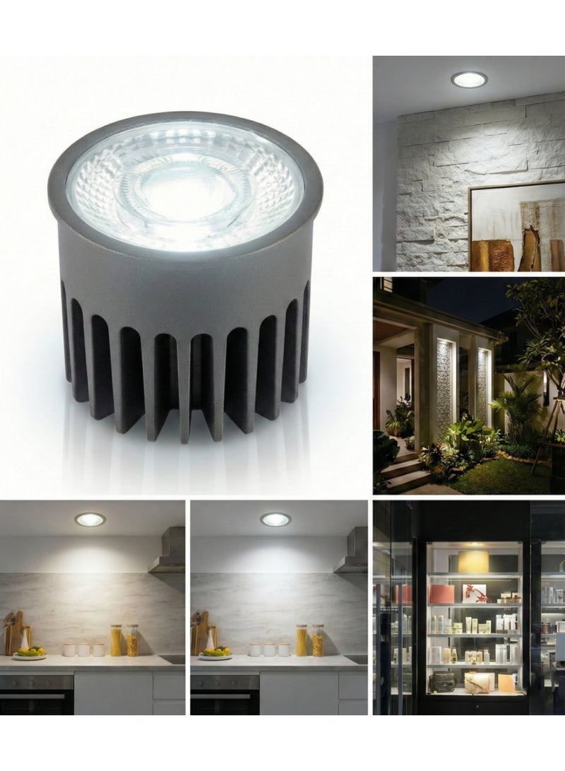 10W LED Spotlight 6500K – 800 Lumens Bright Light – AC 220V Energy Saving Spotlight for Indoor & Outdoor Use - Image 3